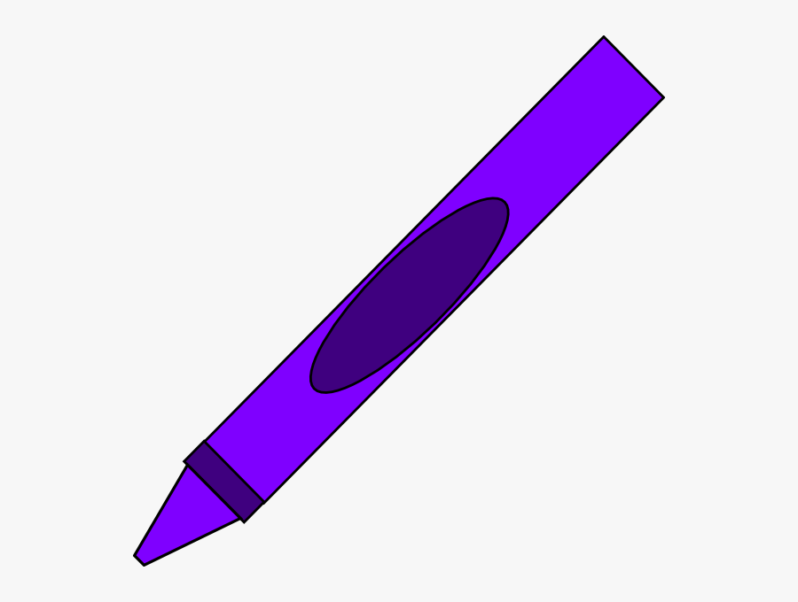 Purple Crayon Clipart - Transparent Background Crayon Clipart, Transparent Clipart