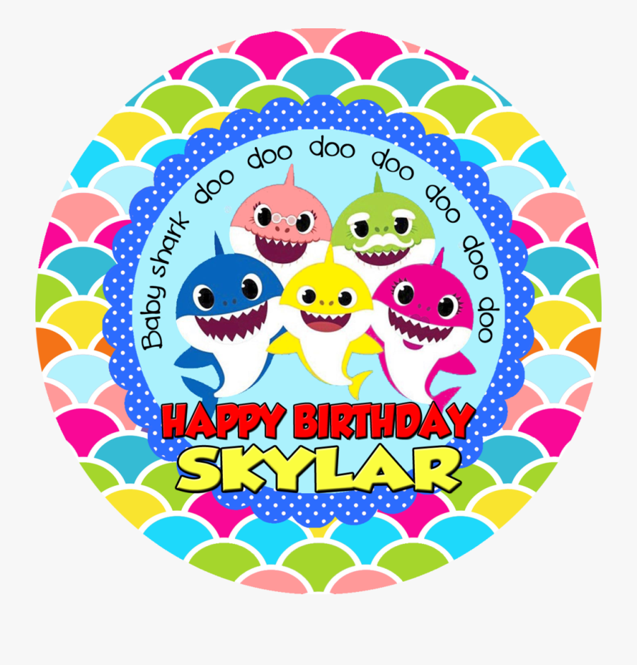 Baby Shark Happy Birthday Png, Transparent Clipart