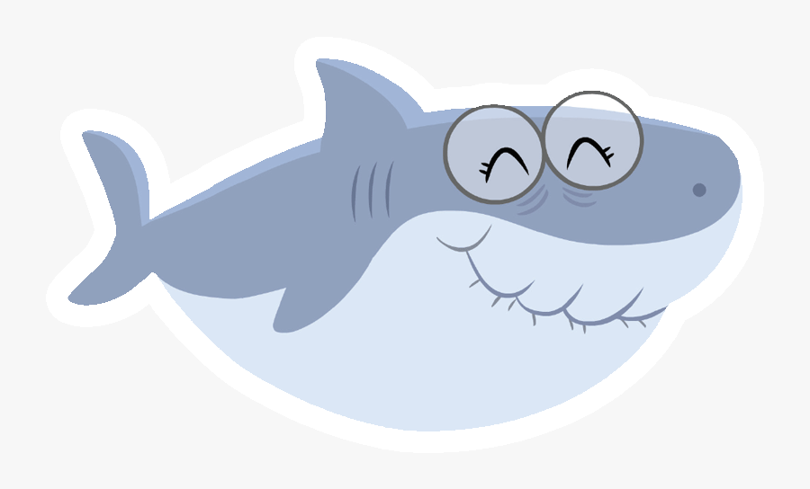 Transparent Shark Teeth Png - Baby Shark Grandma Shark, Transparent Clipart