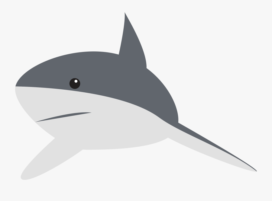 Clipart - Clipart Cartoon Shark, Transparent Clipart