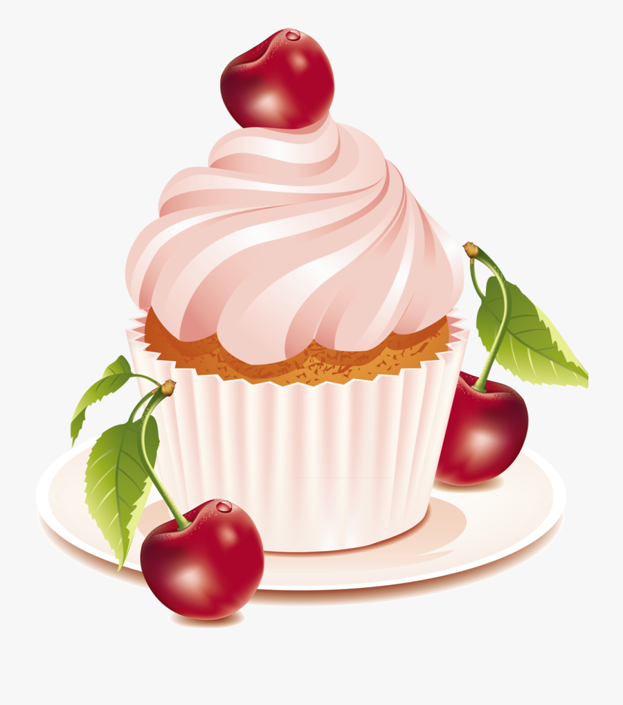 Cherry Cake Png Clipart - Cakes Vector , Free Transparent Clipart