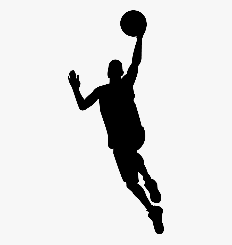 Basketball Player Silhouette Png, Transparent Clipart