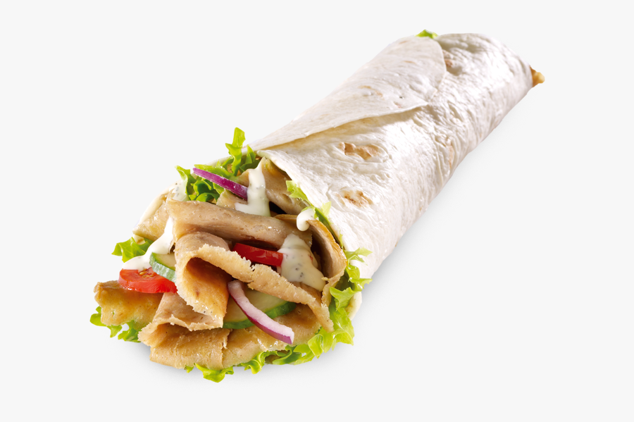 Wrap,wrap Food,fajita,mission Burrito,doner Food,corn - Doner Wrap Png, Transparent Clipart