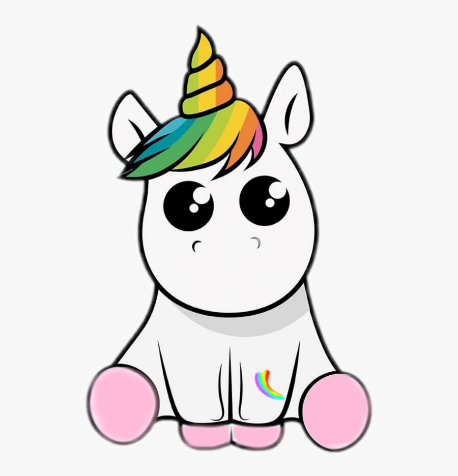 Clipart Rose Head - Baby Unicorn, Transparent Clipart