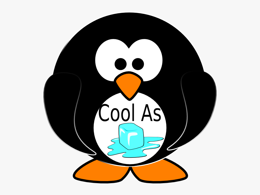 As Ice Penquin Clip - Round Cartoon Penguin, Transparent Clipart