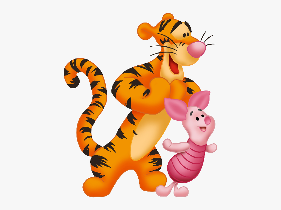 Winnie The Pooh Clip Art - Tiger De Winnie Pooh Y Piglet, Transparent Clipart