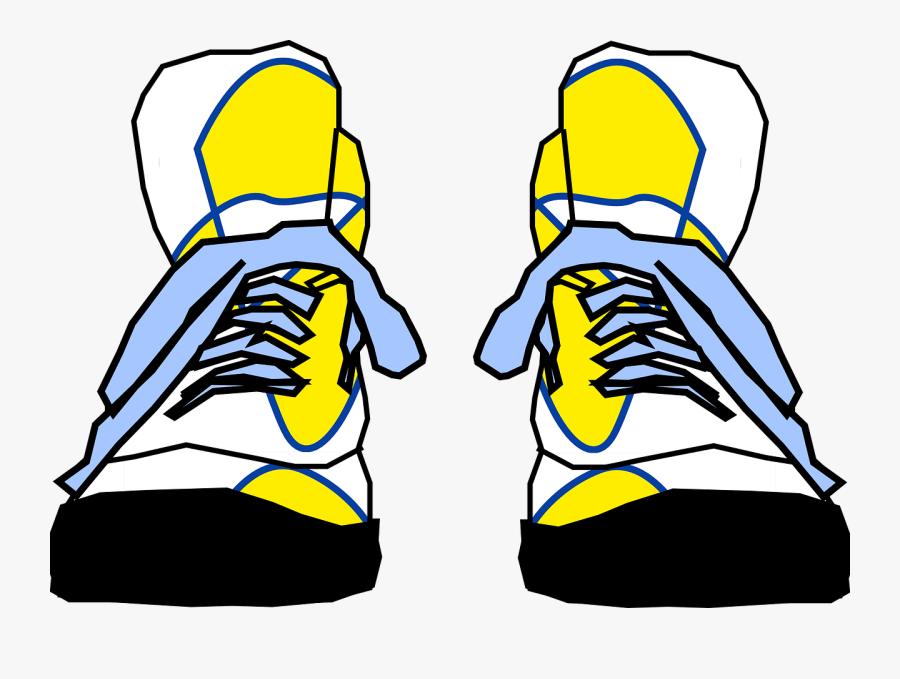 Sneakers Clipart Yellow Shoe - Sneakers Clip Art, Transparent Clipart