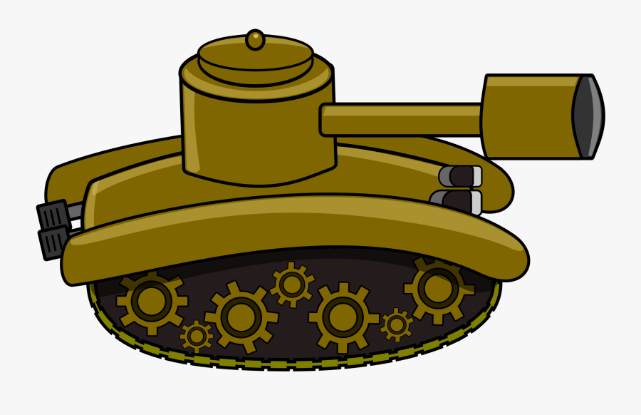 Toon Tank 2 - Cartoon Tank Gif Png, Transparent Clipart