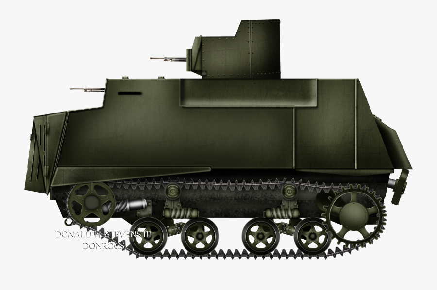 Military Tank Clipart Wwii Tank - Soviet Tractor Tank, Transparent Clipart