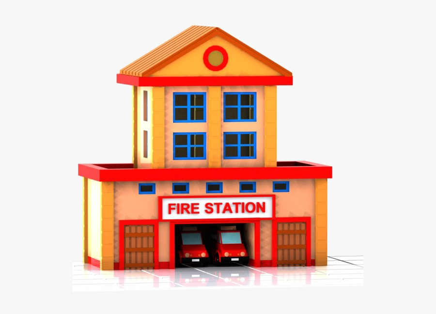 28 Collection Of Fire Station Clipart Png - Fire Station Clip Art, Transparent Clipart
