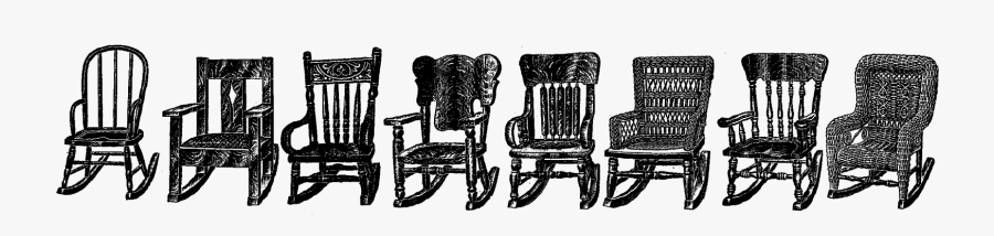 Rocking Chair Border Clipart, Transparent Clipart