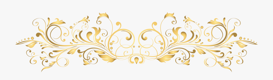 Deco Gold Transparent Clip - Gold Design Transparent Background, Transparent Clipart