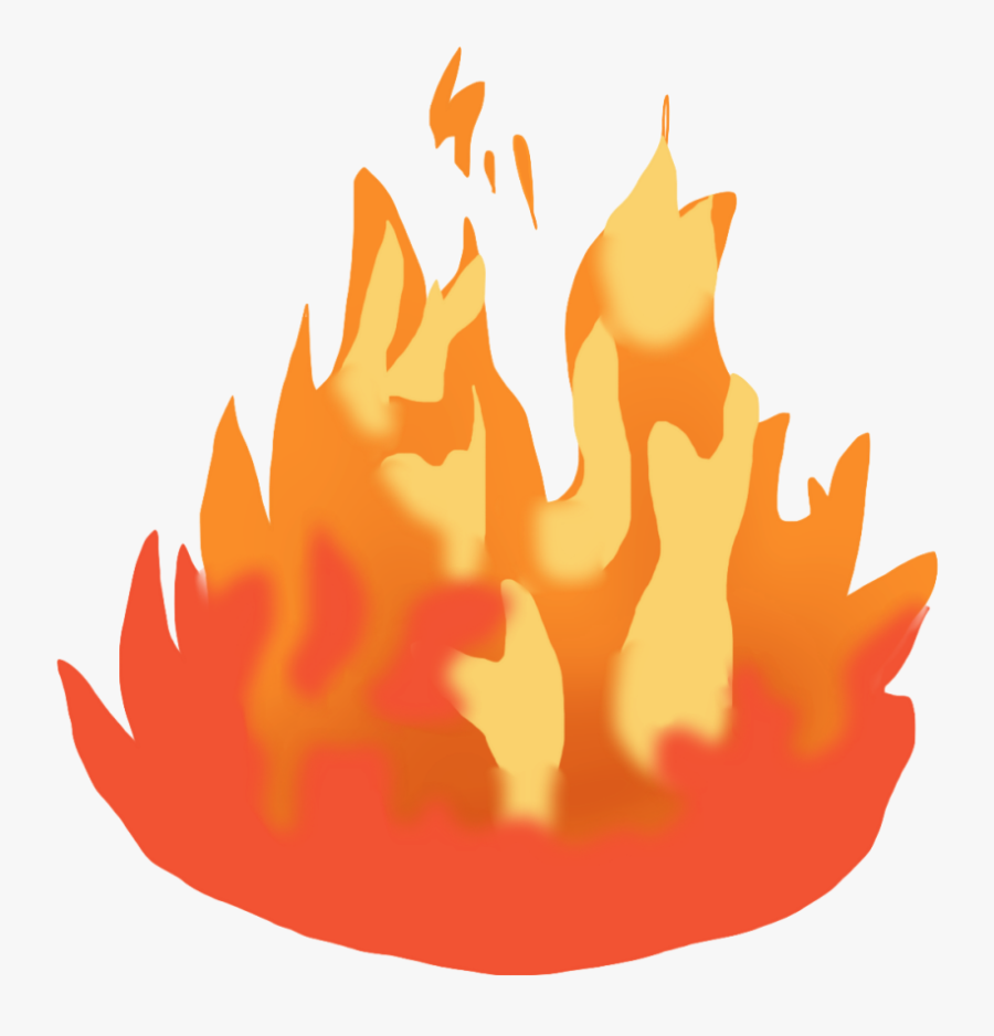 Clipart Fire Bushfire - Animated Cartoon Fire Png, Transparent Clipart