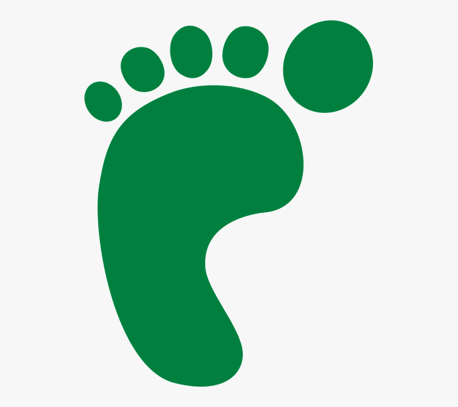 Footprint, Left Foot, Barefoot, Baby, Feet, Steps - Foot Print, Transparent Clipart