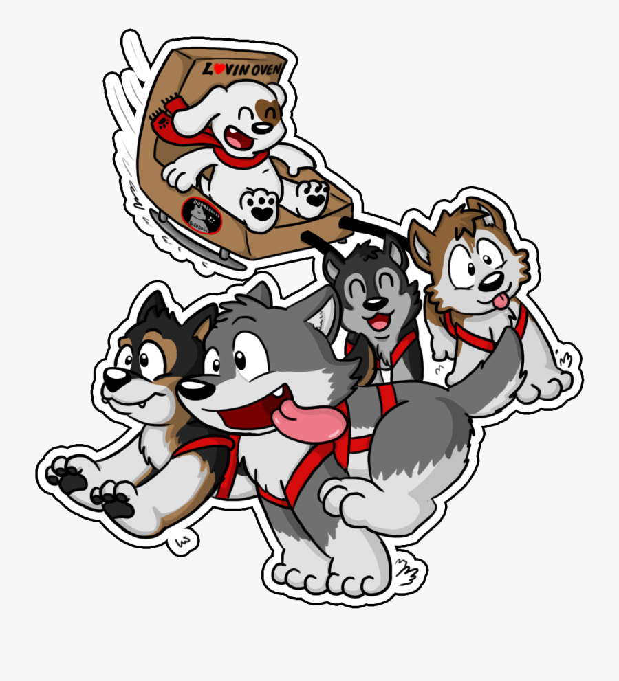Sled Dogs And Lovin Oven By Cartcoon - Rodney Raccoon Deviantart, Transparent Clipart