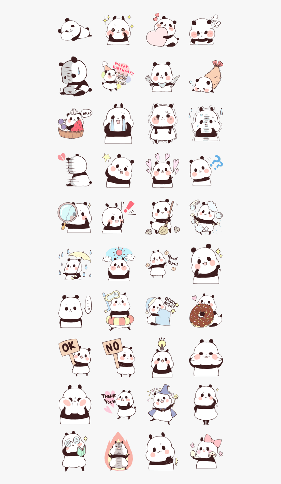 Line Sticker Character, Transparent Clipart