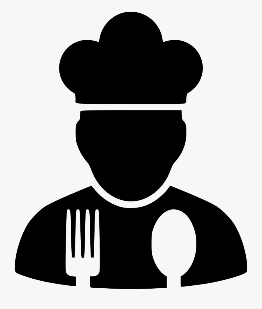 Cooking, Chef, Restaurant, Black, Black And White Png - Cook Icon Png, Transparent Clipart