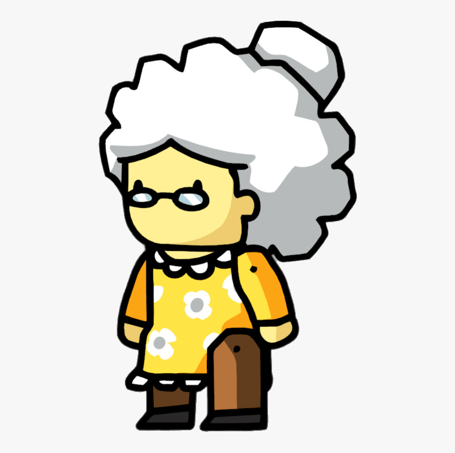 Grandmother Png Free Download - Red Riding Hood Scribblenauts, Transparent Clipart