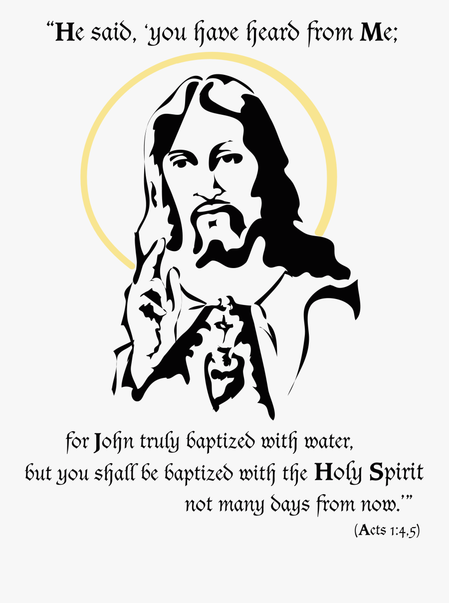 Holy Clipart Our Father - Jesus Promises The Holy Spirit Bible, Transparent Clipart