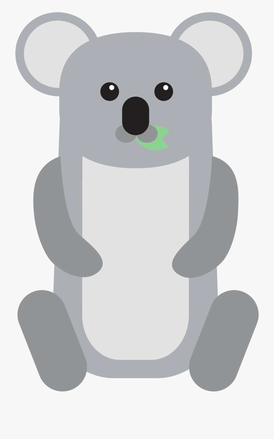 Koala Clipart Svg - Clip Art Koala Bear Transparent Background, Transparent Clipart