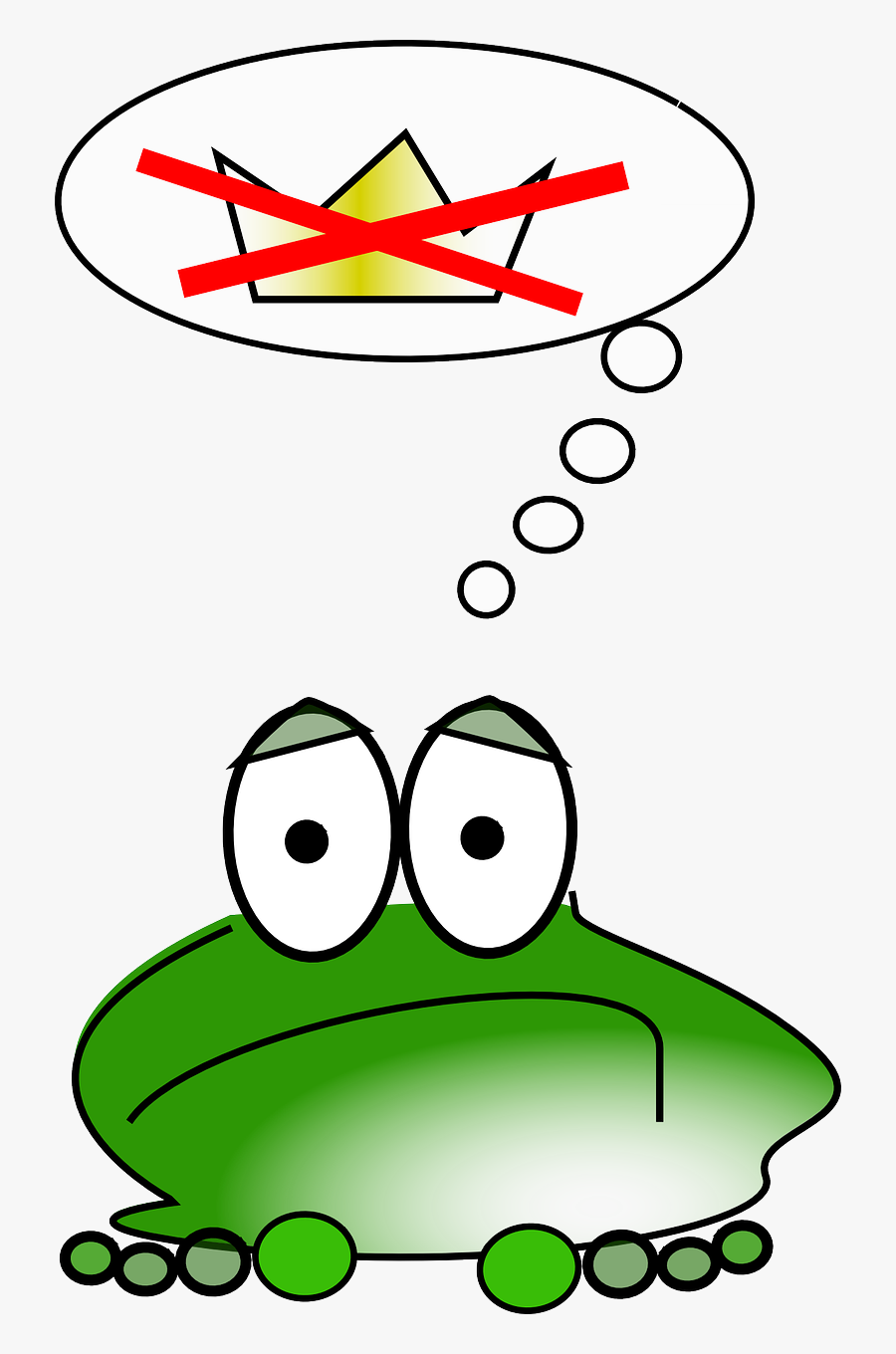 Cartoon Frog Question Frog, Transparent Clipart