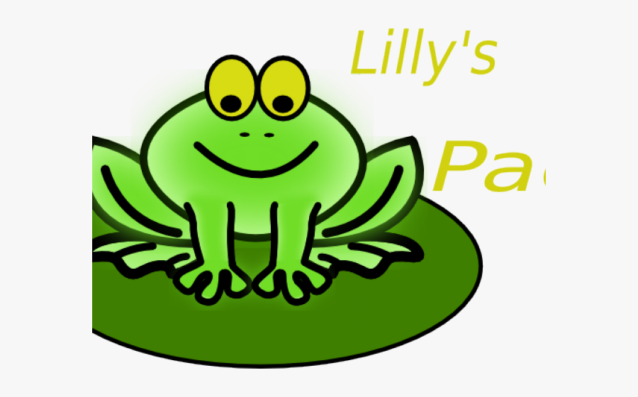 Lily Pad Cartoon - Frog Lilypad Clipart Transparent, Transparent Clipart