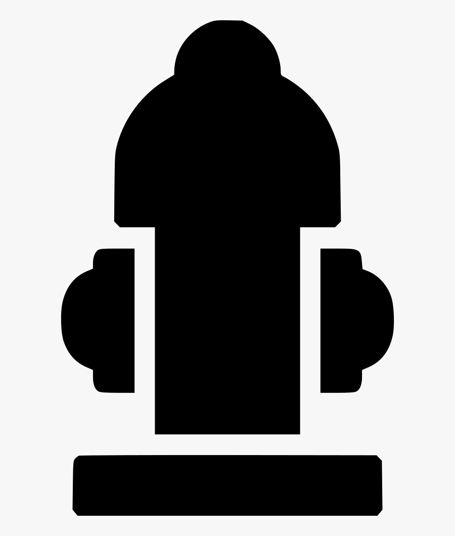 Fire Hydrant - Silhouette, Transparent Clipart