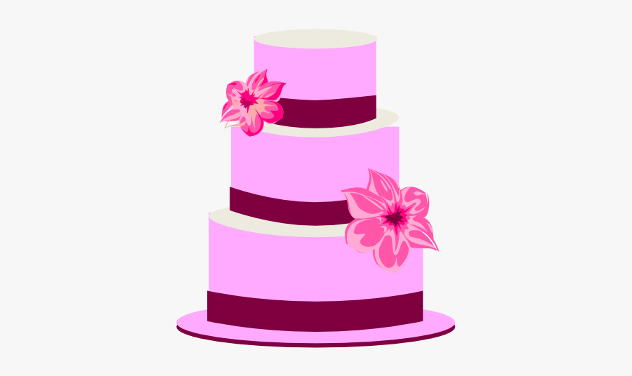 Cartoon Wedding Cake Png, Transparent Clipart