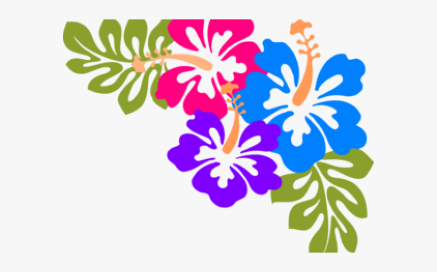 hawaiian flowers border png free transparent clipart clipartkey hawaiian flowers border png free