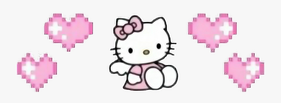 Transparent Hello Kitty Face Png Cute Pixel Transparent Png Free Transparent Clipart Clipartkey