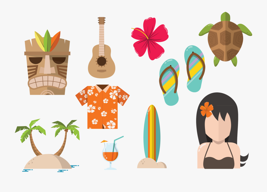 Beaches Icon Beach Vacation - Hawaii Icon Png, Transparent Clipart