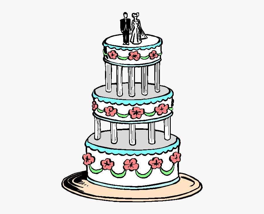 Picture Free Library 3 Tier Cake Clipart - Wedding Cake Images Clipart, Transparent Clipart