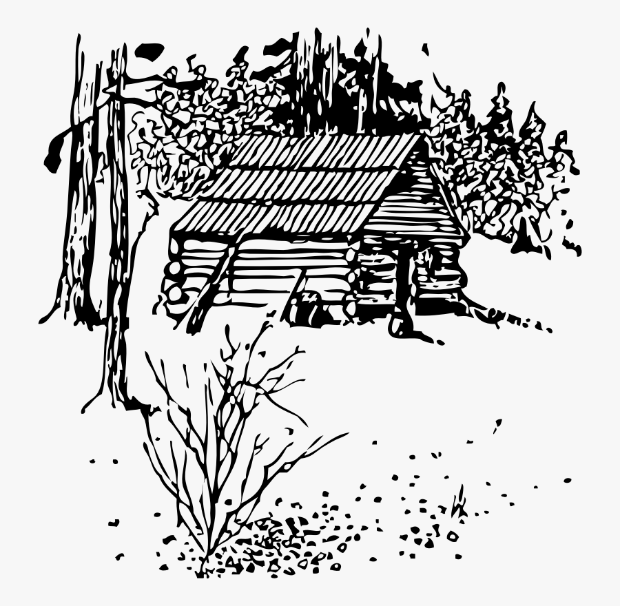 Cabin - Old Cabin Clipart, Transparent Clipart