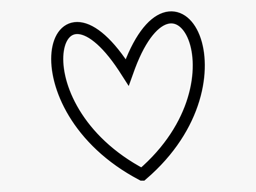 Thumb Image - Heart Clipart Black And White, Transparent Clipart