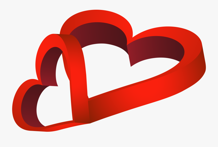 Two Red Heart Png Clipart , Png Download - Portable Network Graphics, Transparent Clipart