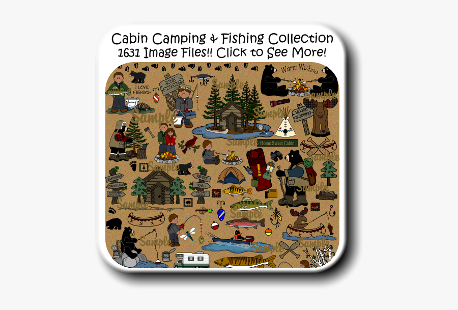 Clipart For Digital Printables And Crafts The Country - Camping Clip Art, Transparent Clipart