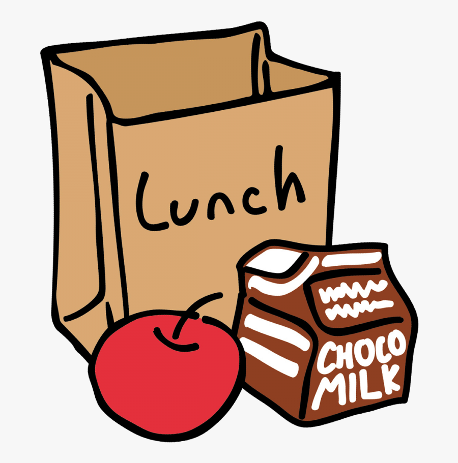 Lunch Bag Clipart Black And White - Lunch Box Png Black And White ...