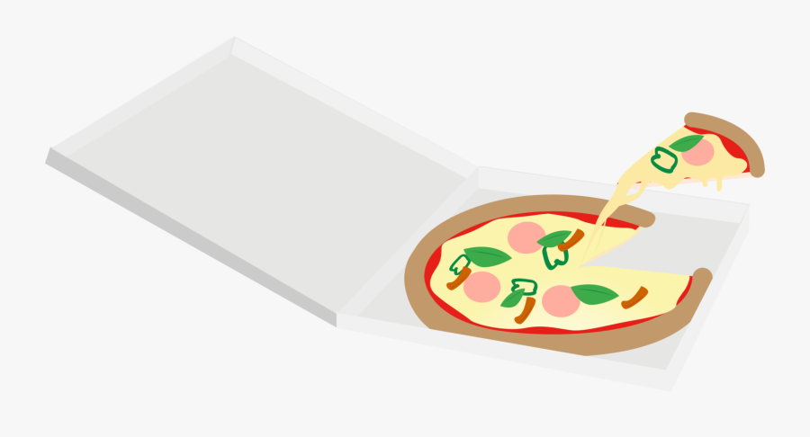 Pizza In Box - Pizza, Transparent Clipart