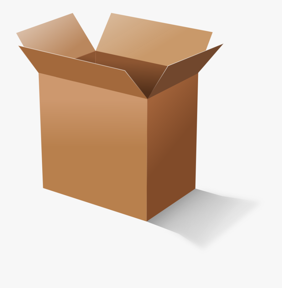 Cardboard Box, Transparent Clipart