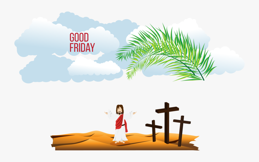 Vector Christian Of Cross Illustration Jesus Calvary - Calvário Png, Transparent Clipart