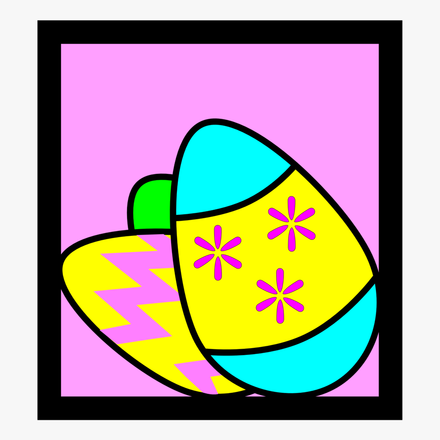 Easter Eggs - Black White Easter Eggs Drawing, Transparent Clipart