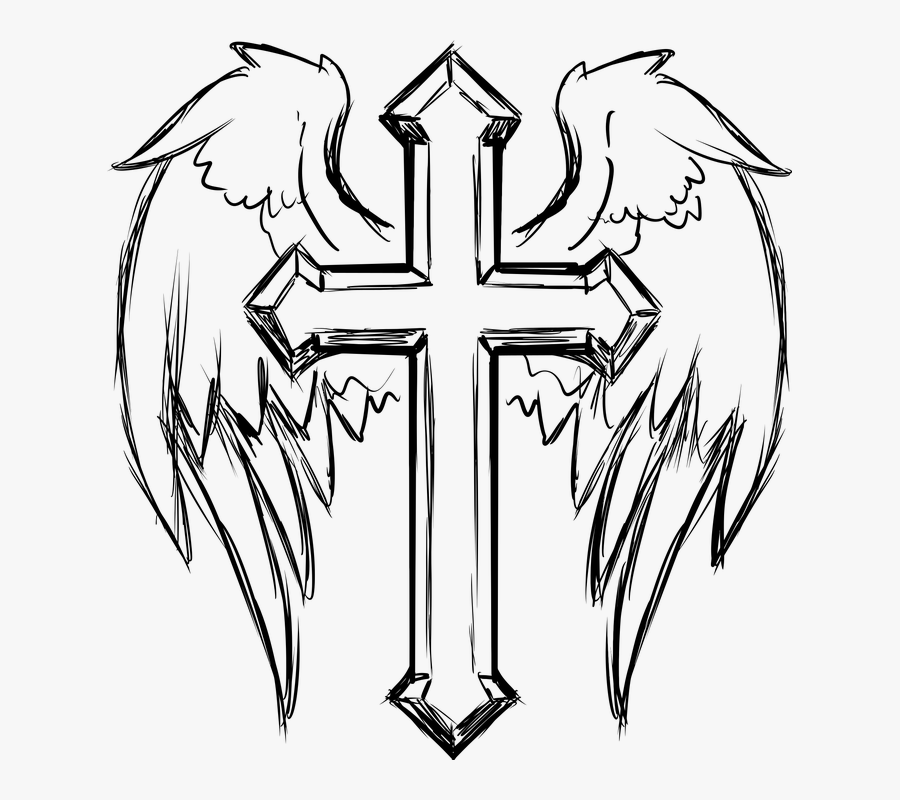 Catholic Cross Clipart Cross Drawing , Free Transparent Clipart