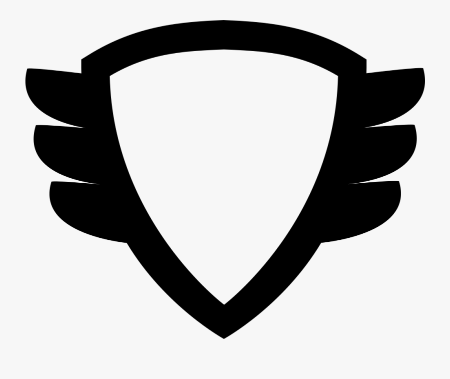 Shield Clipart Winged - Diseños De Escudos En Blanco Con Alas Png ...