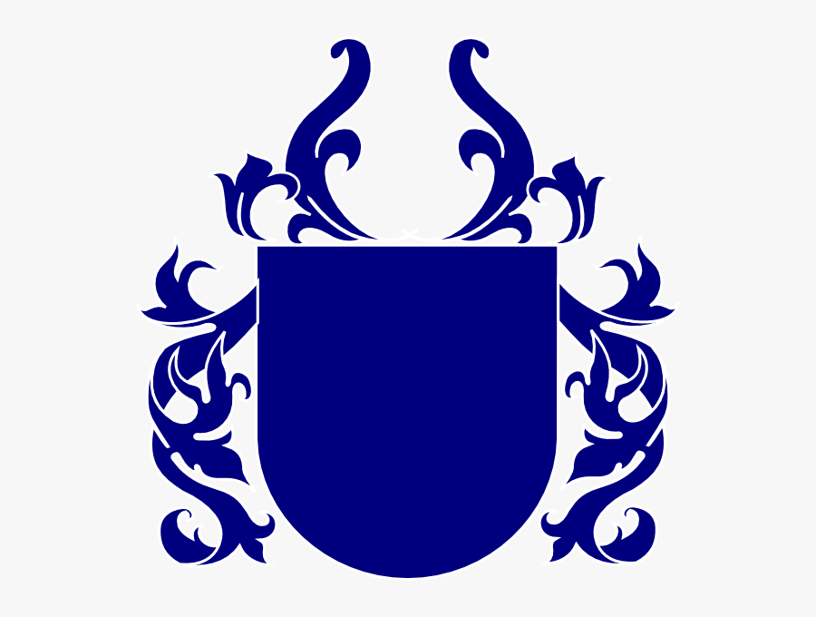 Blue Shield Clip Art At Clker - Shield Png Crest, Transparent Clipart