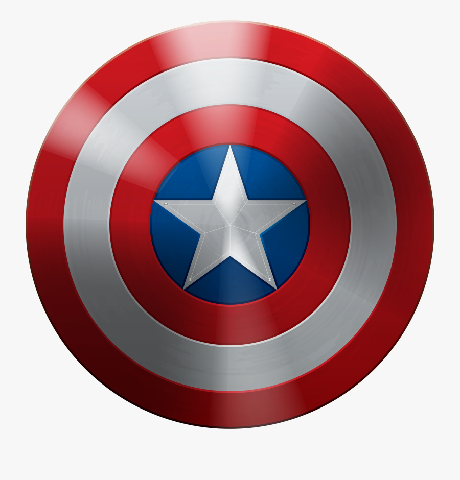 Avengers Clipart Shields - Captain America Shield Png, Transparent Clipart