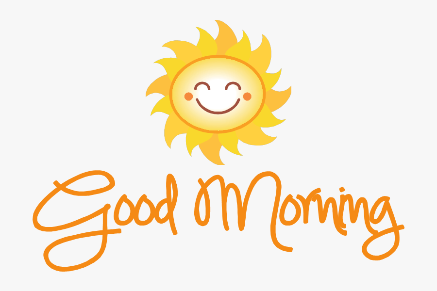 Good Morning Png Transparent Picture - Good Morning Whatsapp Sticker, Transparent Clipart