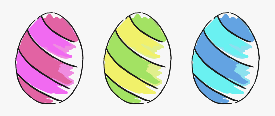 Easter Eggs - Transparent Easter Clip Art, Transparent Clipart