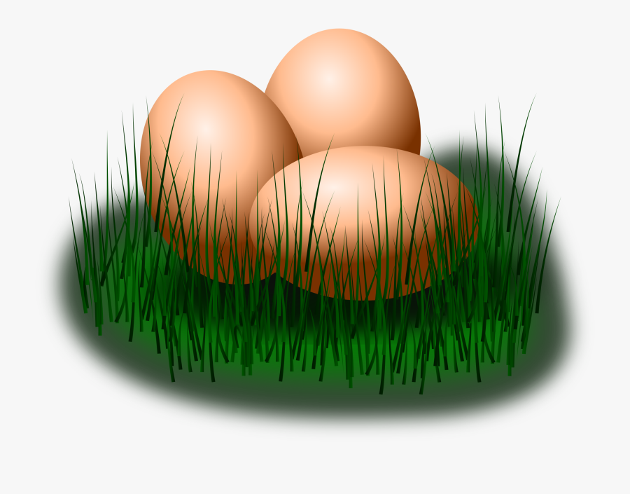 Grass Family,commodity,easter Egg - Egg On Grass Clip Art, Transparent Clipart