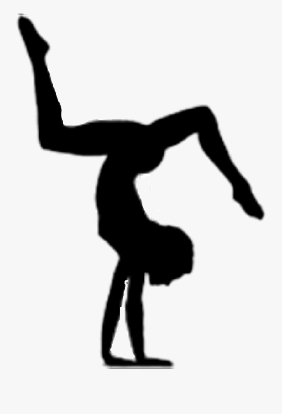 Download Artistic Gymnastics Clip Art Handstand Silhouette ...