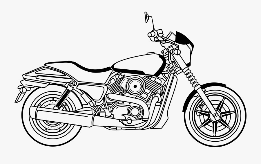 Clip Art Motorcycle Outline , Free Transparent Clipart - ClipartKey